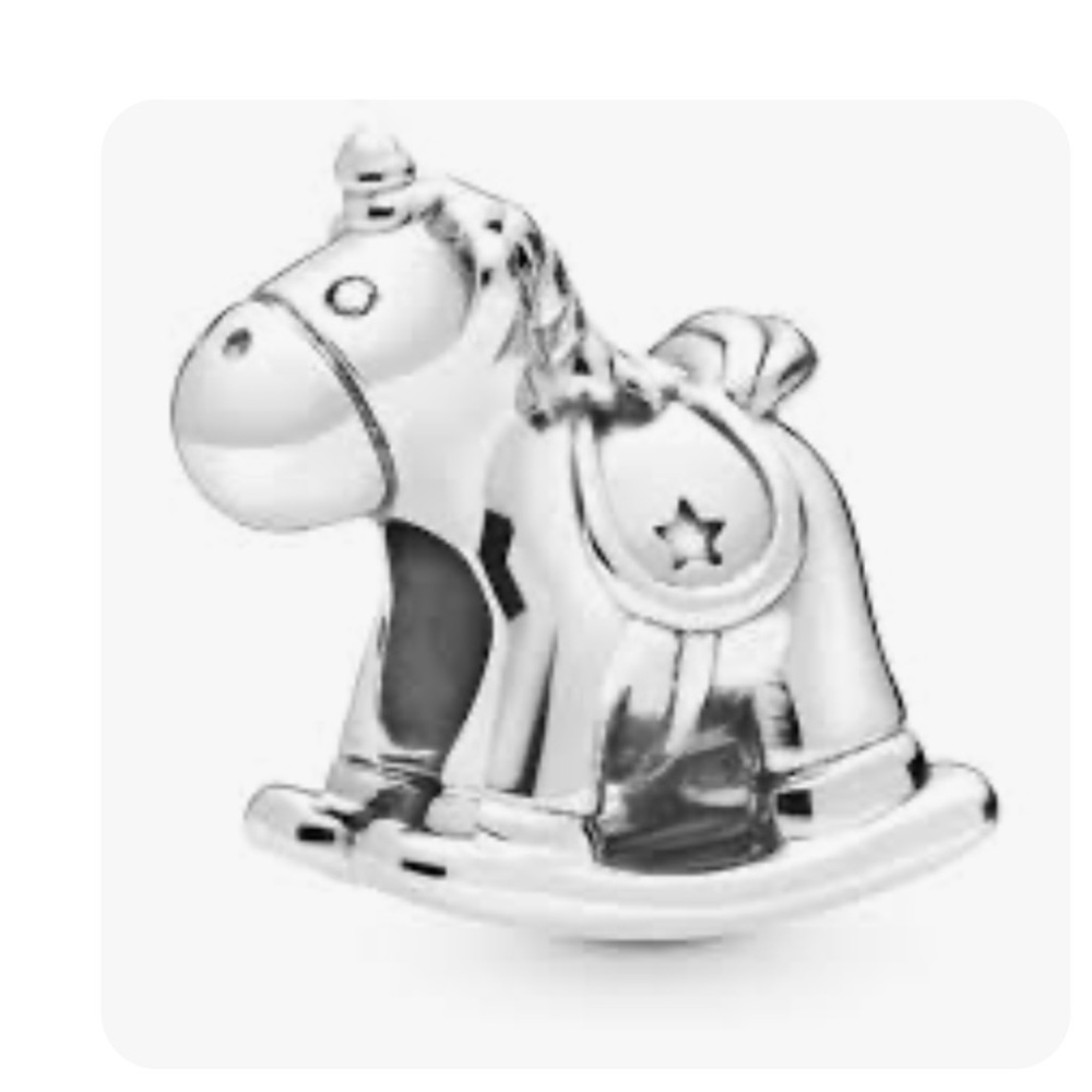 Pandora Bruno the Unicorn rocking horse charm.